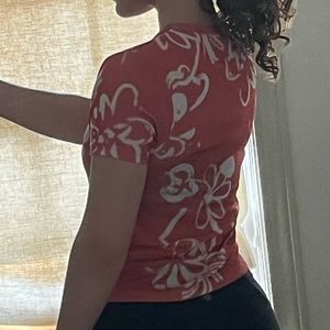 TopShop patterned short sleeve tee